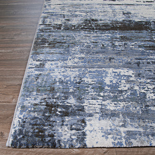 Couristan Easton Abstract Mosaic Slate Area Rug Corner Image