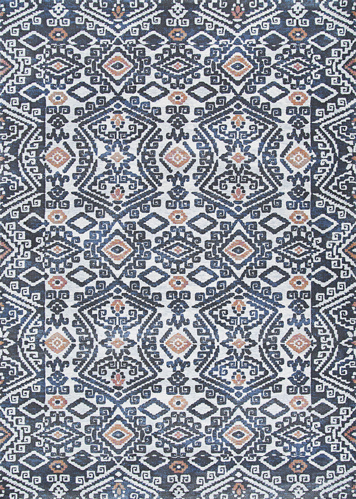 Couristan Everest Bohemia Denim Ivory Area Rug main image