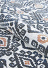 Couristan Everest Bohemia Denim Ivory Area Rug Detail Image