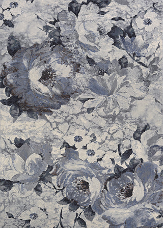 Couristan Easton Bountiful Pewter Area Rug main image