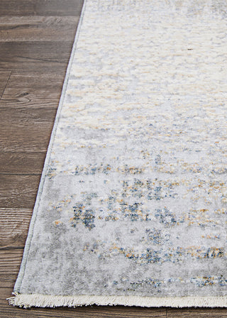 Couristan Couture Aquarelle Pewter-mode Beige Area Rug Corner Image