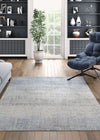 Couristan Couture Aquarelle Pewter-mode Beige Area Rug Lifestyle Image Feature