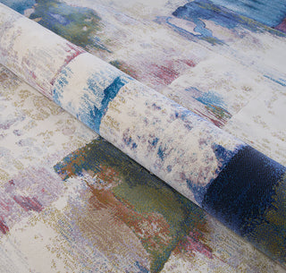Couristan Easton Watercoloring Bone/Multi Area Rug
