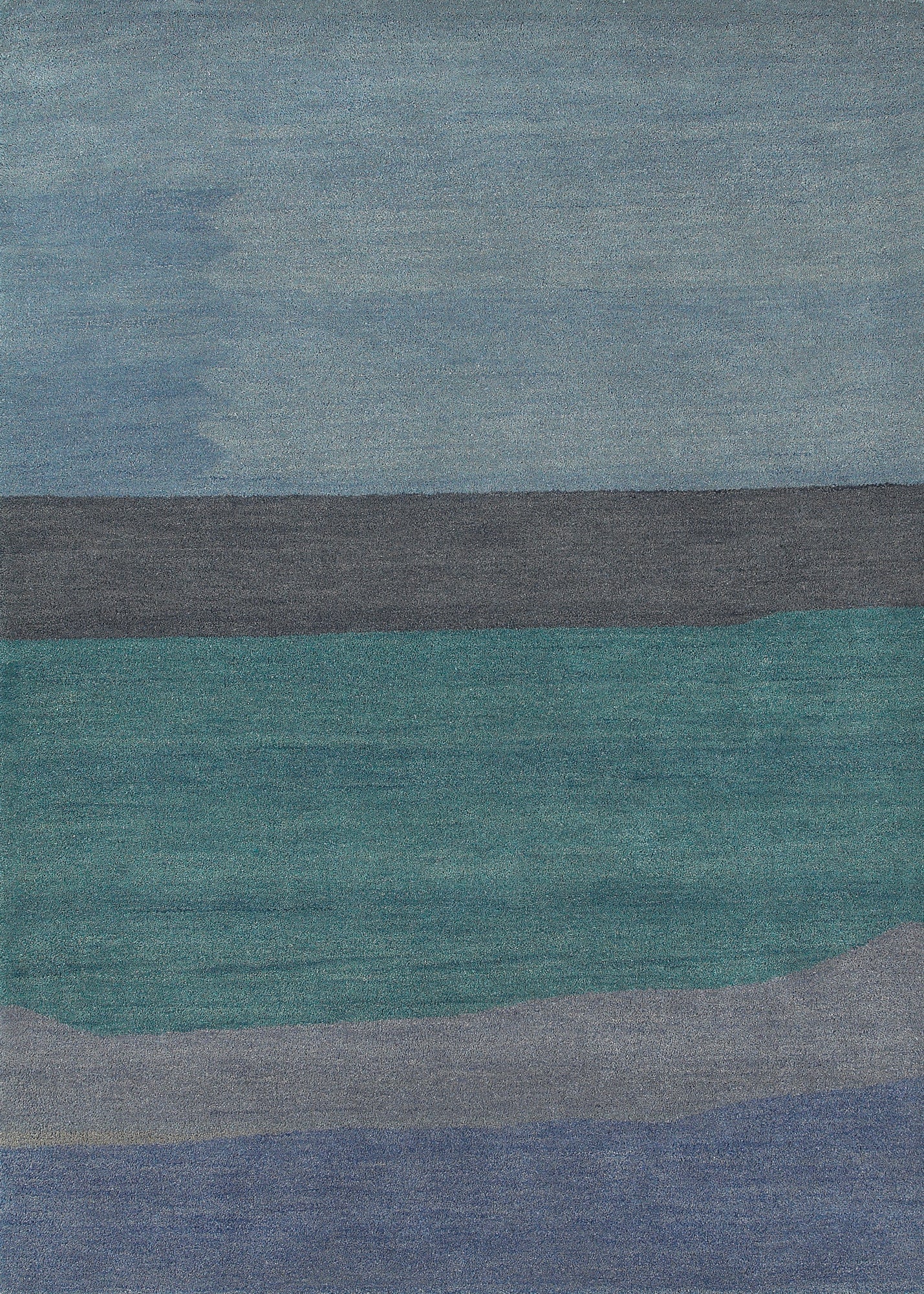 Couristan Oasis Sea Harbor Ocean/Sky Blue Area Rug – Incredible Rugs ...