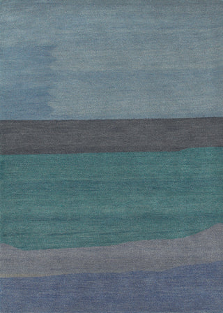 Couristan Oasis Sea Harbor Ocean/Sky Blue Area Rug main image