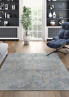 Couristan Couture Renaissance Pewter/Mode Beige Area Rug Lifestyle Image Feature