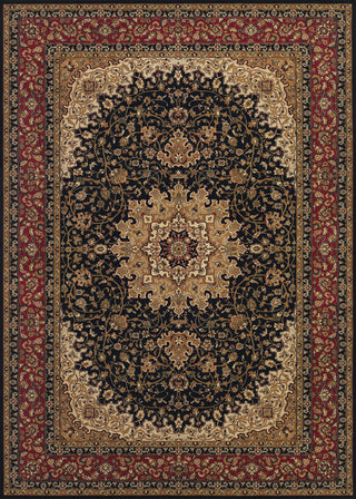 Couristan Izmir Royal Kashan Black Area Rug