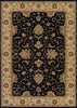 Couristan Izmir Floral Bijar Black Area Rug