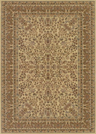 Couristan Izmir Floral Mashhad Ivory Area Rug