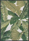 Couristan Dolce Palm Lily Huntrgreen/Ivory Area Rug