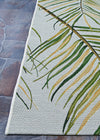 Couristan Dolce Bamboo Forest Frost Area Rug Corner Image