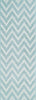 Couristan Timber Cascade Serenity Blue Area Rug Runner Image
