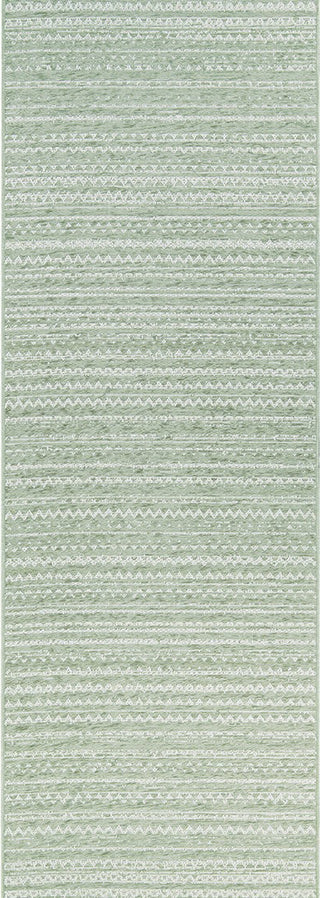 Couristan Timber Tenalach Herb Green Area Rug Runner Image