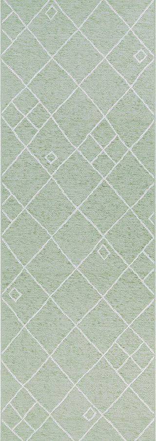 Couristan Timber Orion Herb Green Area Rug Runner Image