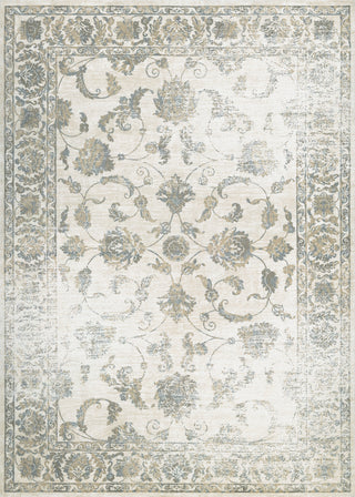 Couristan Provincia Botanic Applique Cream/Beige Area Rug