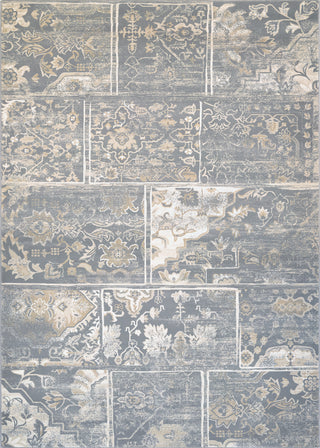 Couristan Provincia Leilani Grey/Cream Area Rug