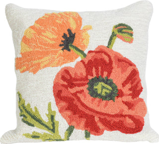 Trans Ocean Frontporch Icelandic Poppies Ivory/Cream by Liora Manne