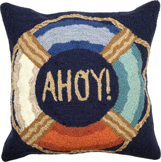 Trans Ocean Frontporch 4554/33 Ahoy Navy by Liora Manne