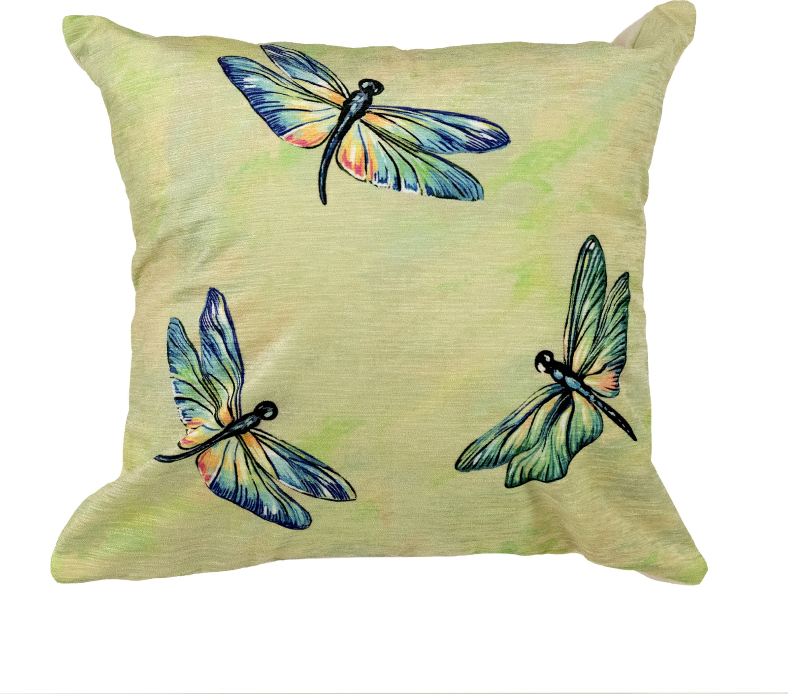 Trans Ocean Illusions 3310/06 Dragonflies Green by Liora Manne