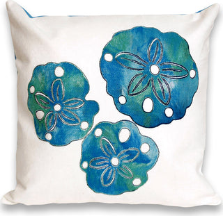 Trans Ocean Visions I Sand Dollar Blue by Liora Manne