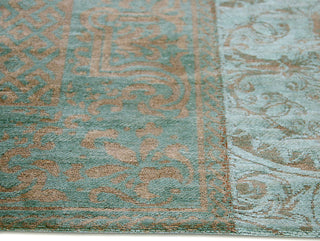 Louis de Poortere Vintage Multi 8006 Sea Blue Area Rug Board Shot