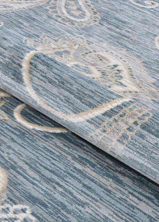 Couristan Nirvana Garden Damask Greystone Area Rug Detail Image