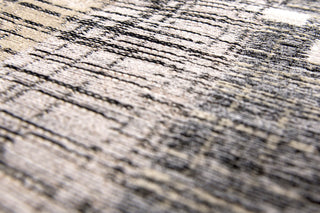 Louis de Poortere Mad Men Sky Scraper 8413 Hudson Grey Area Rug Detail