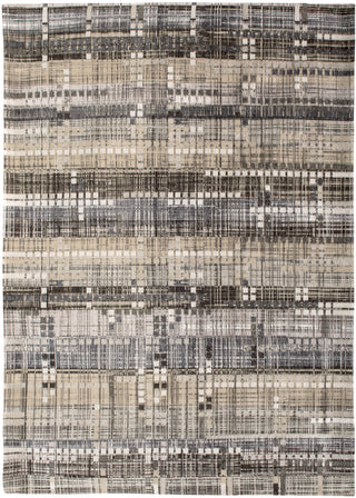 Louis de Poortere Mad Men Sky Scraper 8413 Hudson Grey Area Rug main image