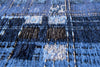 Louis de Poortere Mad Men Sky Scraper 8426 Rockefeller Blue Area Rug Detail