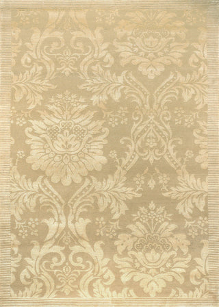 Couristan Impressions Antique Damask Gold/Ivory Area Rug