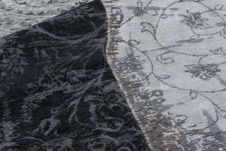 Louis de Poortere Vintage Multi 8101 Black And White Area Rug Detail