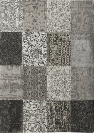 Louis de Poortere Vintage Multi 8101 Black And White Area Rug Main