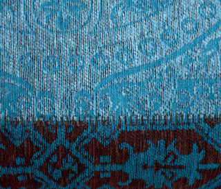 Louis de Poortere Vintage Multi 8105 Turquoise Area Rug 