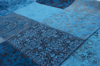 Louis de Poortere Vintage Multi 8105 Turquoise Area Rug 