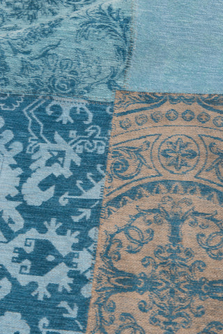 Louis de Poortere Vintage Multi 8105 Turquoise Area Rug 