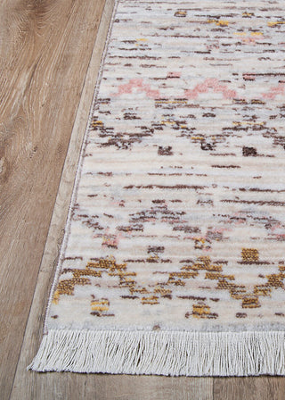 Couristan Bruges Belfry Linen/Blossom Area Rug Corner Image