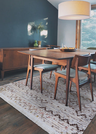 Couristan Bruges Belfry Linen/Blossom Area Rug Lifestyle Image Feature