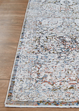 Couristan Luxor Bonaparte Multi/Antique Beige Multi Area Rug Corner Image