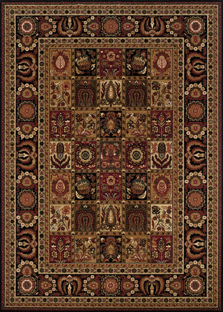 Couristan Royal Kashimar Antique Nain Black Area Rug