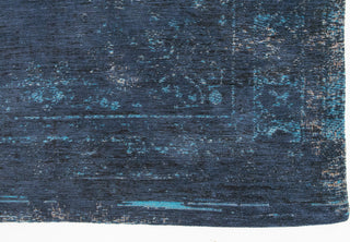 Louis de Poortere Fading World Medallion 8254 Blue Night Area Rug Corner Shot