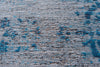 Louis de Poortere Fading World Medallion 8255 Grey Turquoise Area Rug Detail