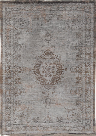 Louis de Poortere Fading World Medallion 8257 Grey Ebony Area Rug main image