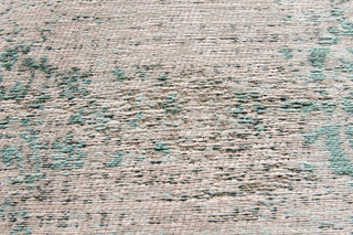 Louis de Poortere Fading World Medallion 8259 Jade Oyster Area Rug Detail