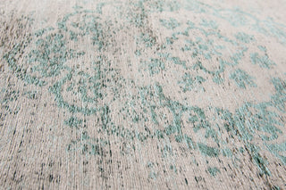 Louis de Poortere Fading World Medallion 8259 Jade Oyster Area Rug Detail