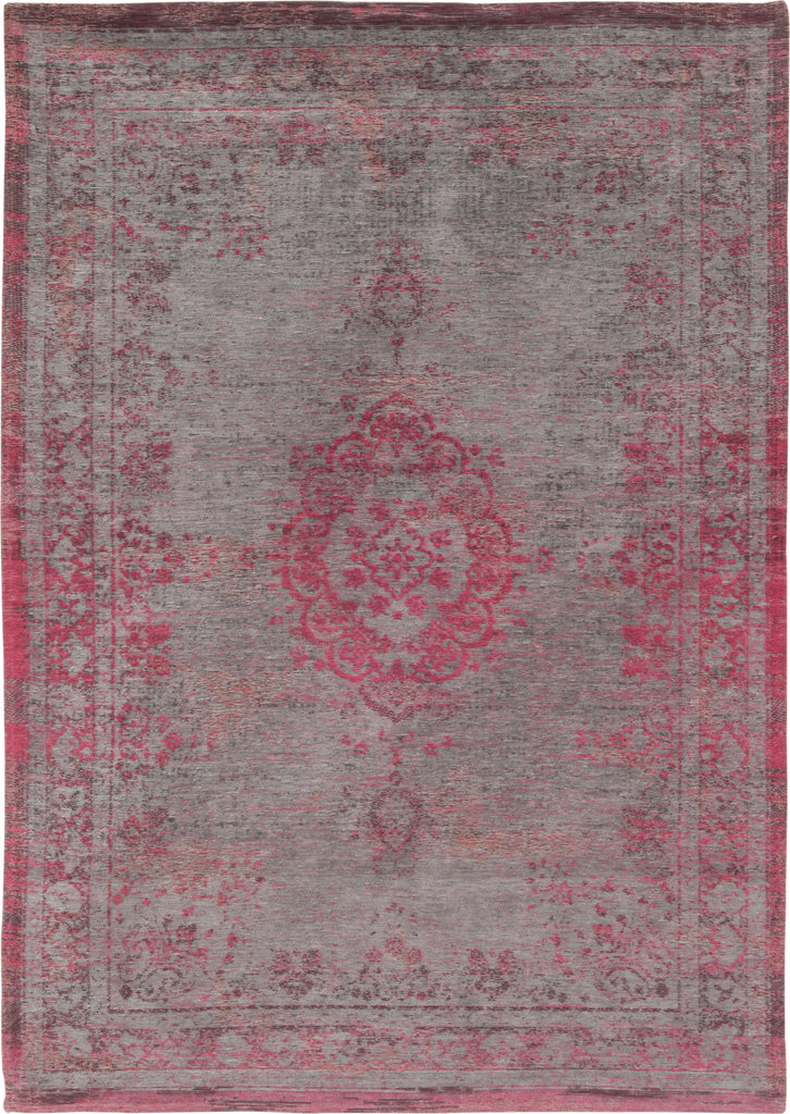 Louis de Poortere Fading World Medallion 8261 Pink Flash Area Rug main image