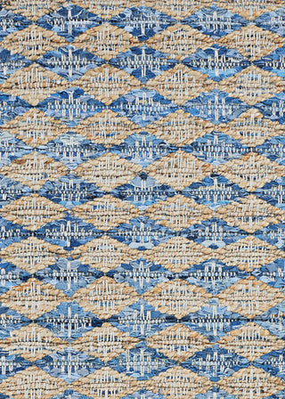 Couristan Nature's Elements Nautical Ripples Wheat/Denim Area Rug Pile Image