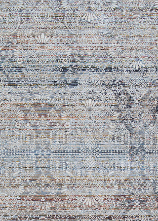 Couristan Luxor Barocco Multi/Antique Beige Pewter Area Rug Pile Image