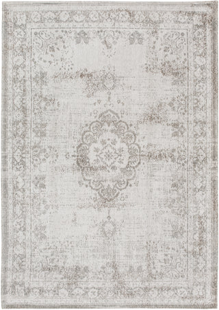 Louis de Poortere Fading World Medallion 8383 Salt and Pepper Area Rug main image