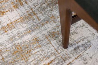 Louis de Poortere Mad Men Griff 8419 Columbus Gold Area Rug 