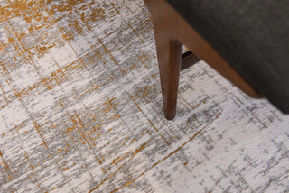 Louis de Poortere Mad Men Griff 8419 Columbus Gold Area Rug 